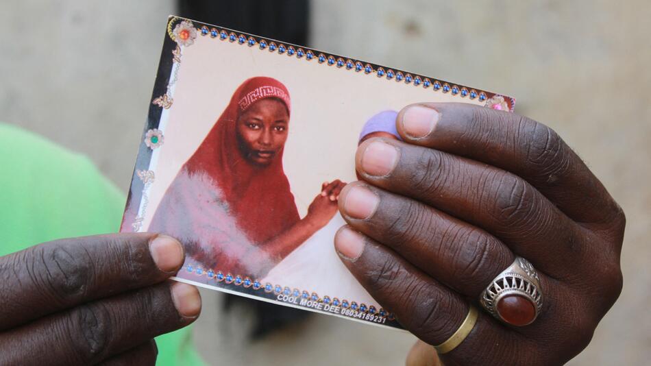 Das Bild eines Entführungsopfers von "Boko Haram"