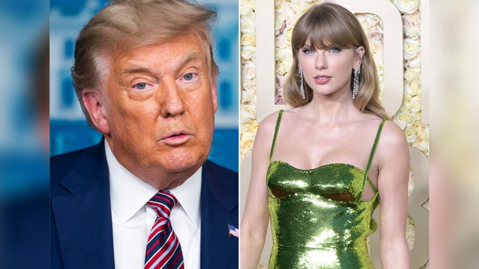 Donald Trump und Taylor Swift sind sich politisch nicht sehr nahe.