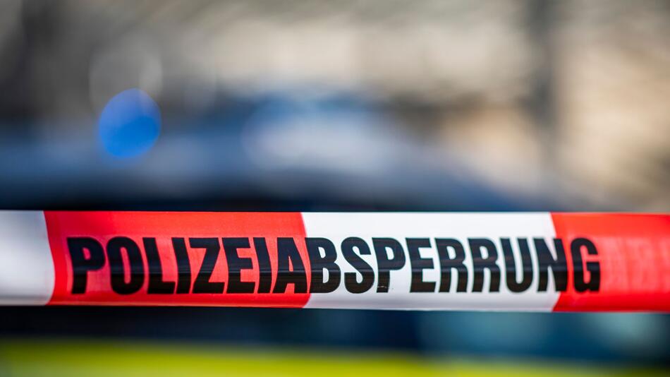 Absperrung der Polizei