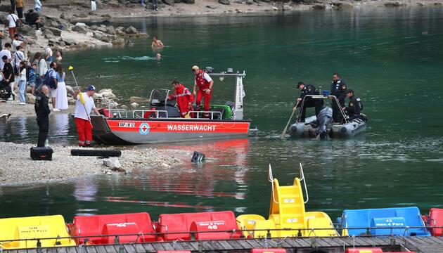 Nach dem Unfall auf dem Eibsee mit zwei Vermissten