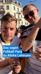Frauen-EM: Das sagen Fußball-Fans zu Alisha Lehmann