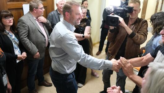 OB-Wahl in Aue- Bad Schlema