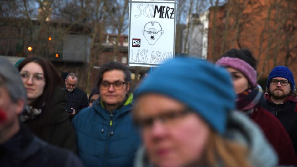 Demonstration zur Migrationspolitik - Magdeburg