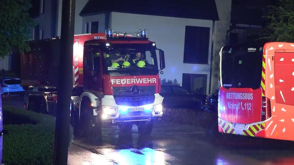 Feuerwehr in Wenden im Einsatz