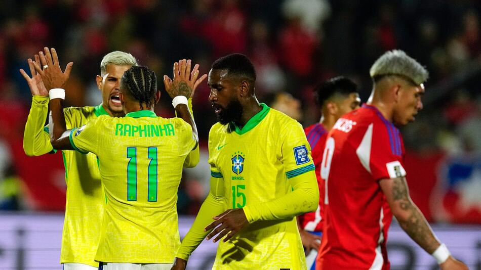 Brasilien gewinnt gegen Chile in WM-Qualifikation