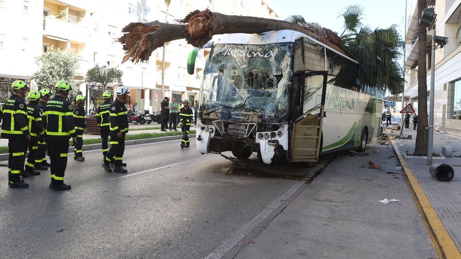 Busunfall in Spanien