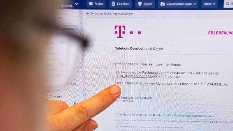 Telekom-Phising-Mail