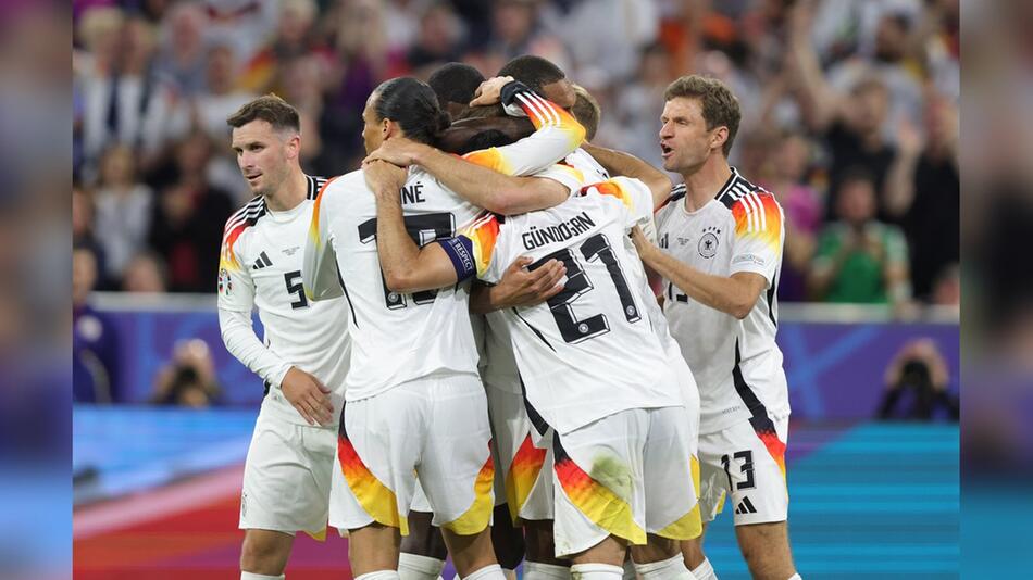 Fünfmal konnte die DFB-Elf beim Auftaktsieg gegen Schottland zum Jubeln ansetzen.