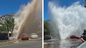 Massive Fontäne: Wasserrohrbruch reißt Senkloch in Utahs Innenstadt