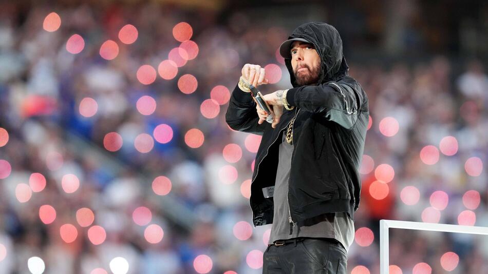 Eminem beim Super Bowl