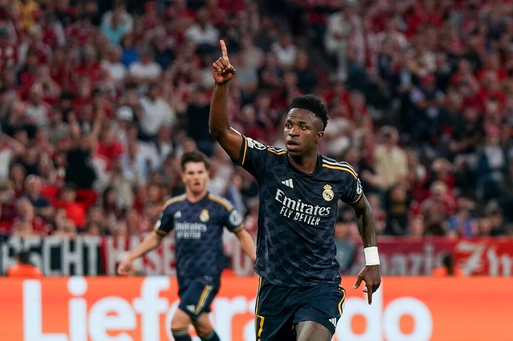 Vinicius Junior traf gleich doppelt für Real Madrid.