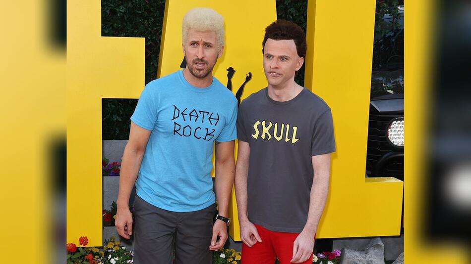 Ryan Gosling und Mikey Day als Beavis und Butt-Head bei der Premiere von "The Fall Guy".