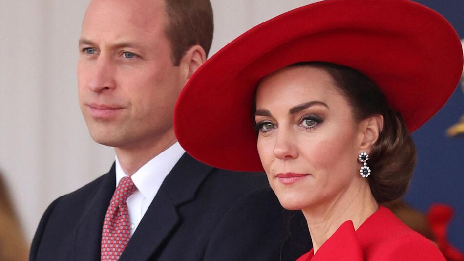 Britischer Thronfolger Prinz William und Ehefrau Kate