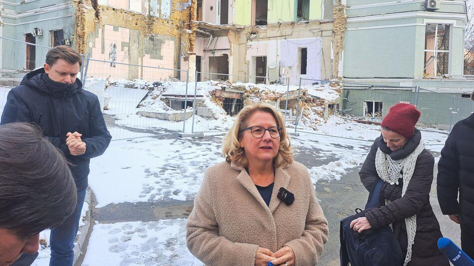 Bundesentwicklungsministerin Schulze in der Ukraine