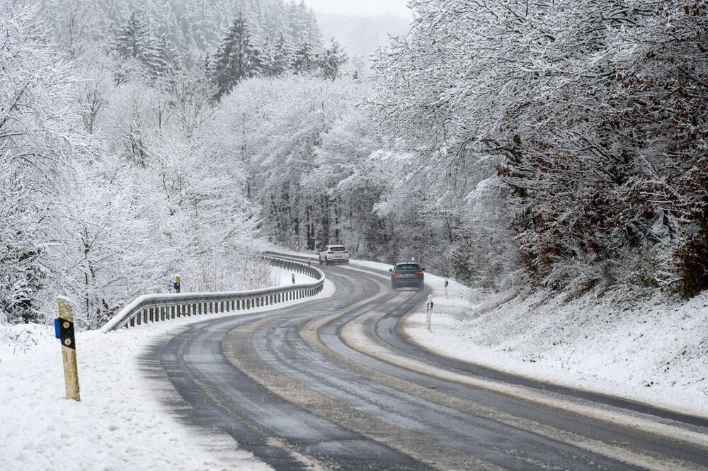 Schnee in der Eifel - Wetter