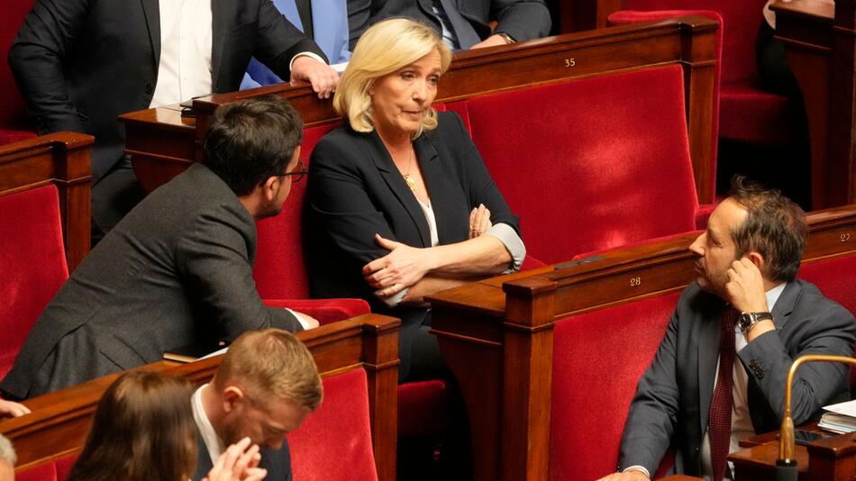 Sitzung der Nationalversammlung in Frankreich