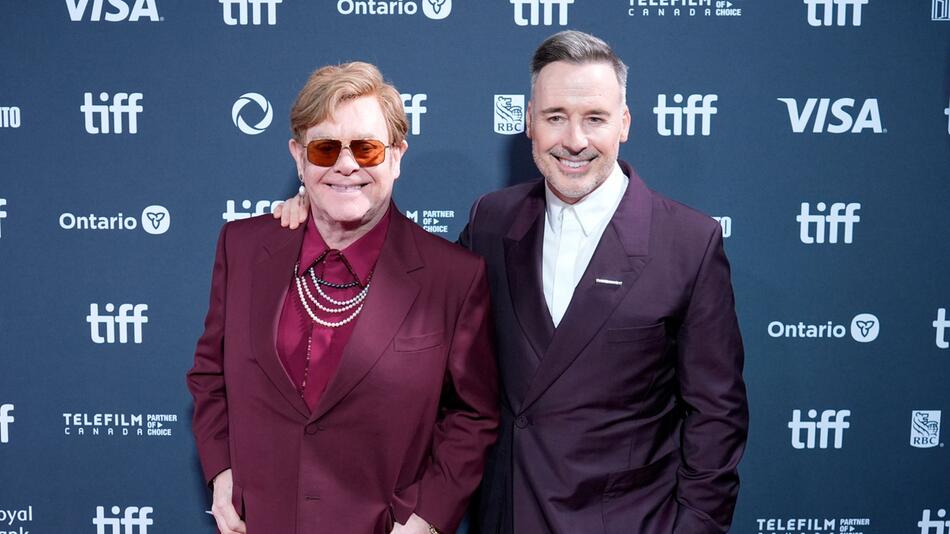 Elton John (l) und David Furnish