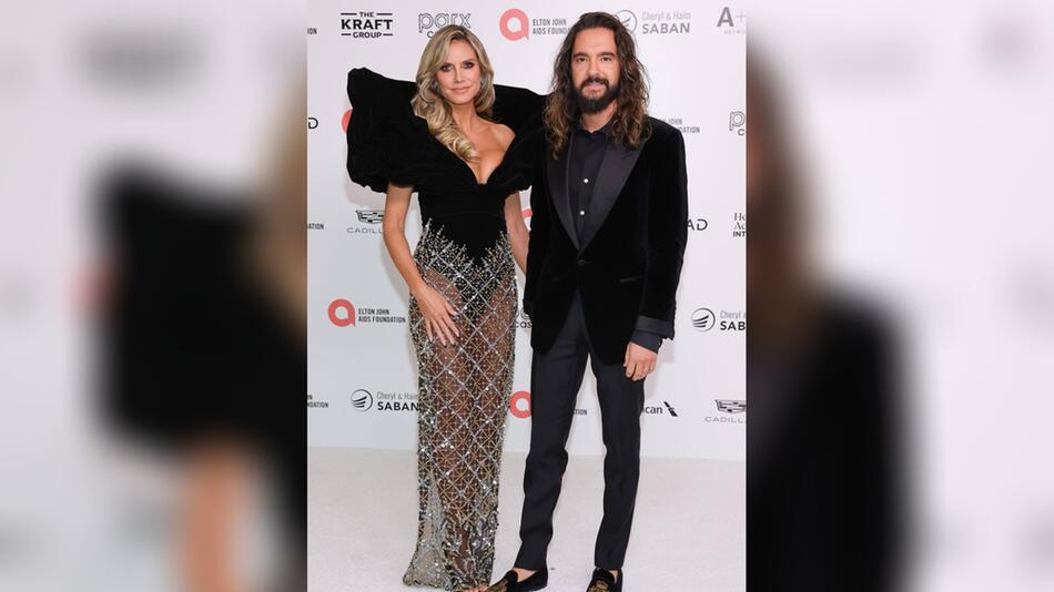 Heidi Klum und Tom Kaulitz auf der Oscar-Party von Elton John.