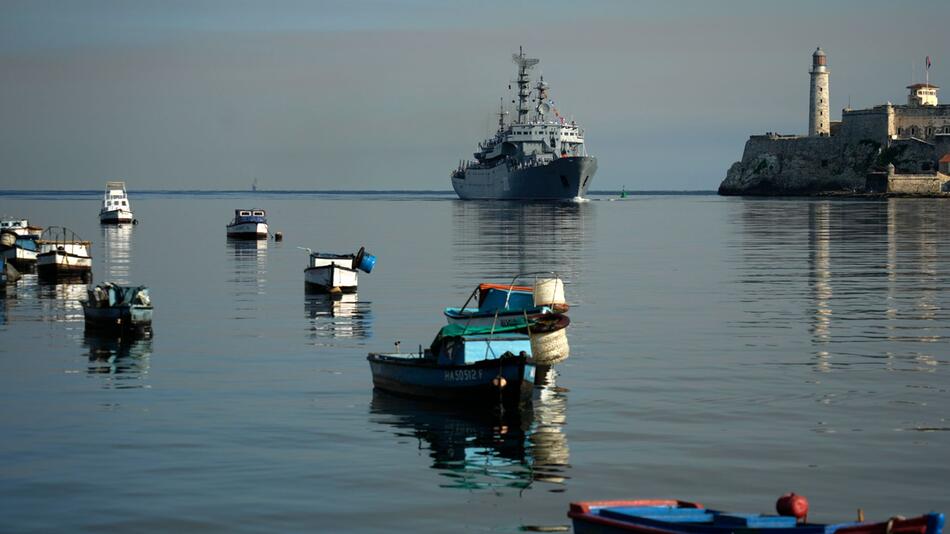 Russische Marineschiffe in Kuba