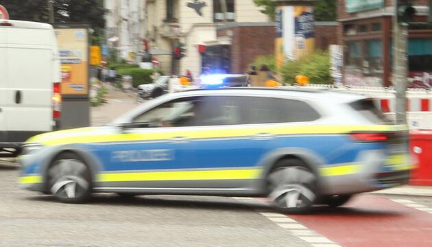 Polizeiauto in Hamburg