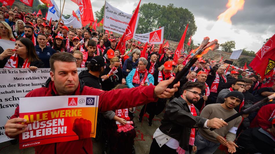 Protest bei Volkswagen