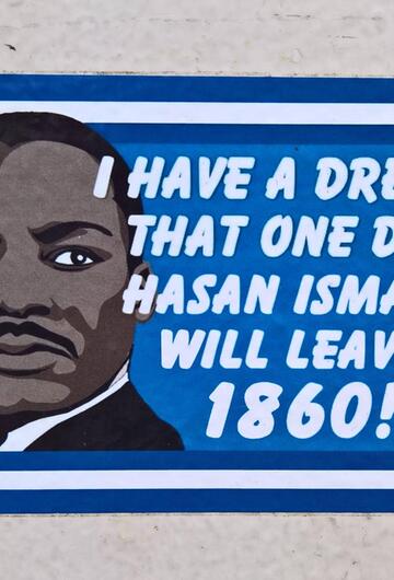Sticker von den 1860-Fans