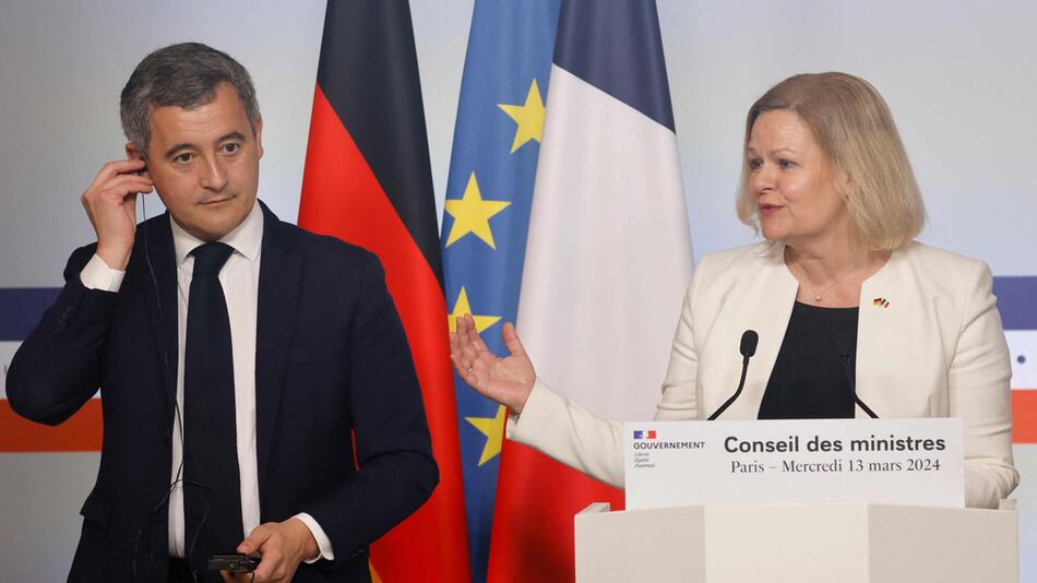 Bundesinnenministerin Faeser in Paris