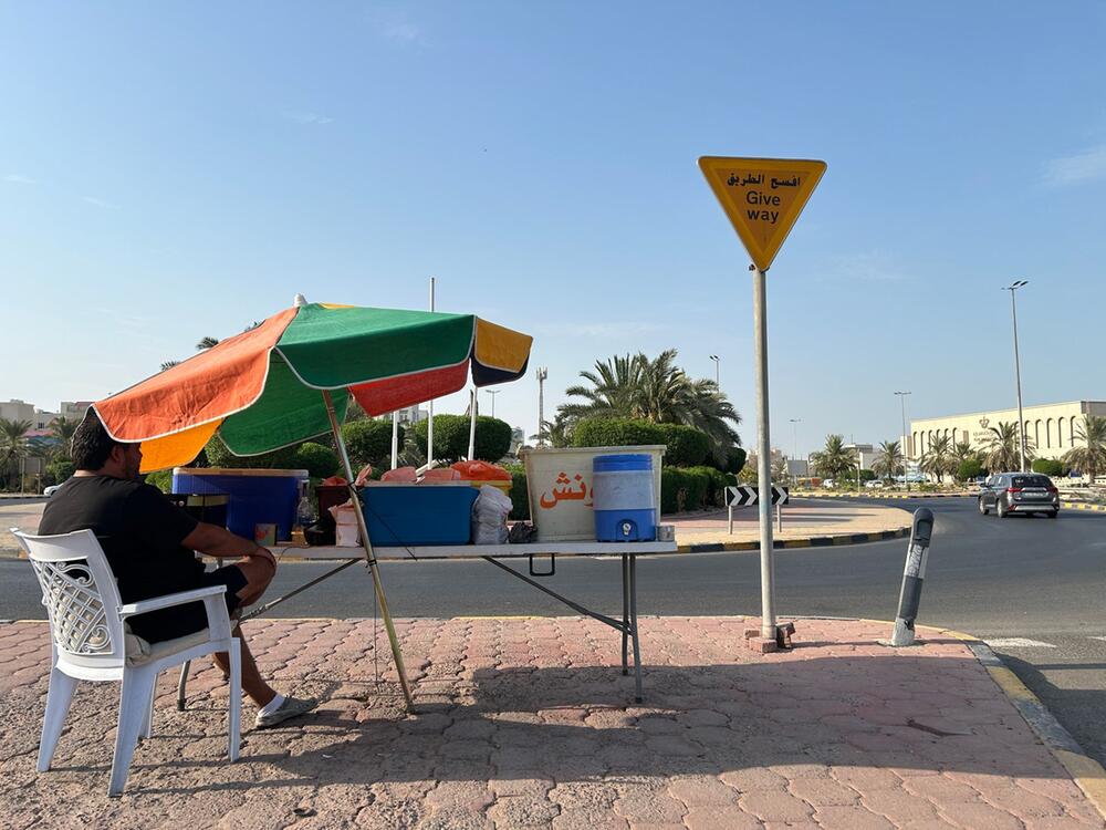 Heißes Wetter in Kuwait