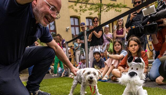Museum für Kommunikation feiert 60. Geburtstag von Idefix