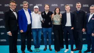 Bei der Eröffnung des Filmfest München auf dem roten Teppich (v.l.): Festivaldirektor Christoph ...