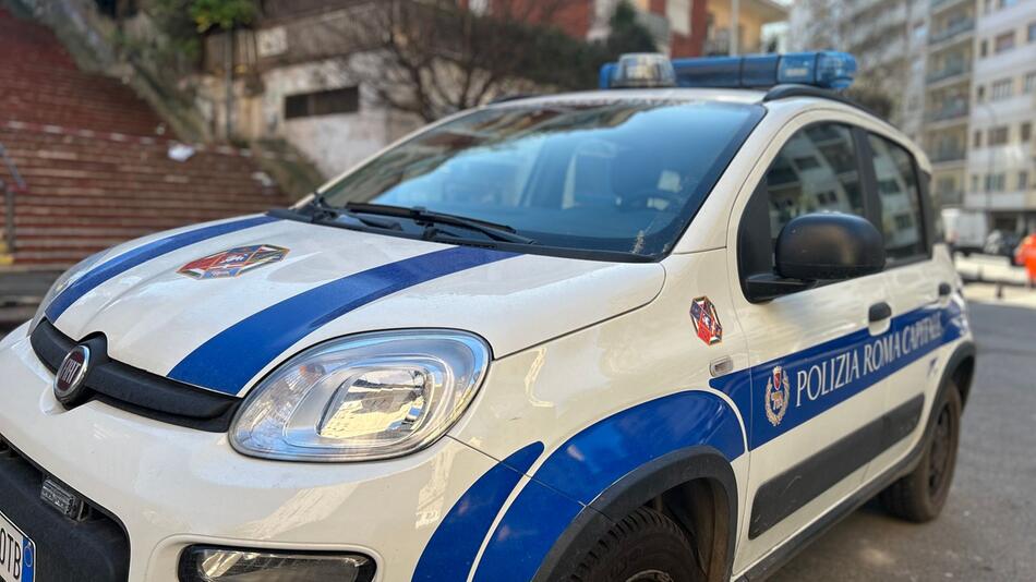 Auto der italienischen Polizei