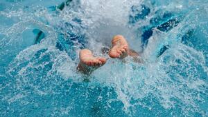 Abkühlung im Freibad