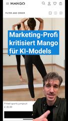 Mango setzt auf KI statt Models: Marketing-Profi fordert klare Regeln