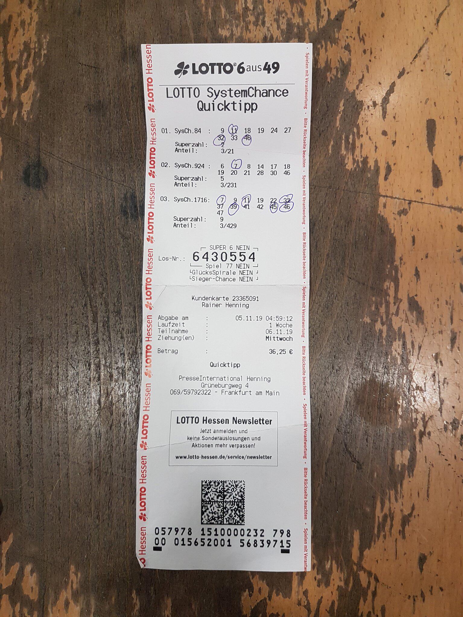 Lotto Systemschein Erfahrung