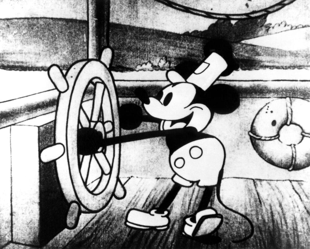 Micky Maus in Steamboat Willie