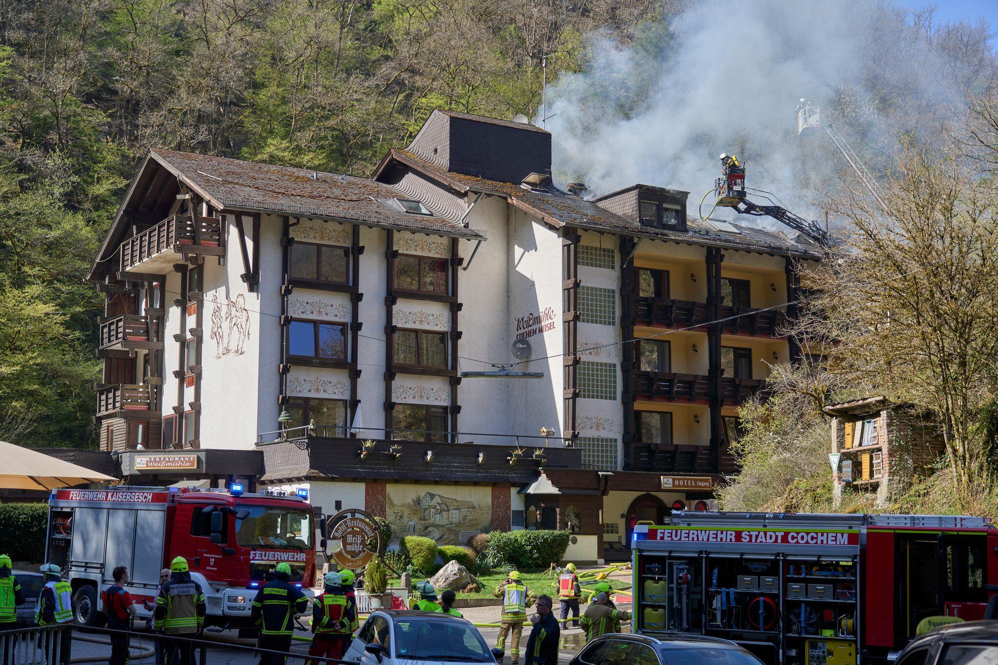 Warum brannte das Hotel in Cochem? Polizei nennt erste Erkenntnisse