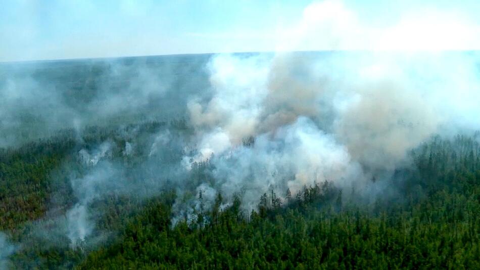 Waldbrand in Sibirien