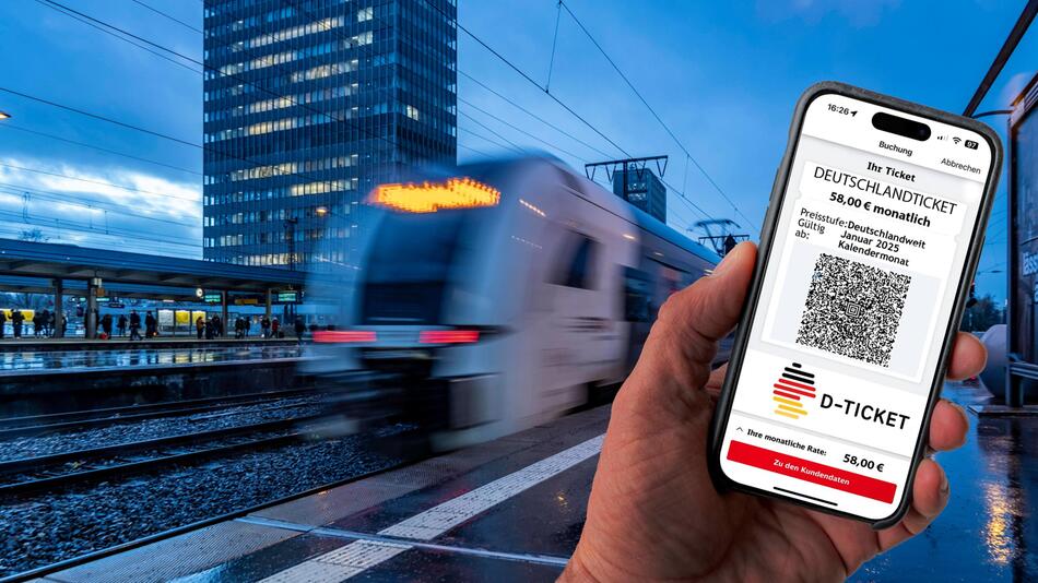 Symbolbild Deutschlandticket