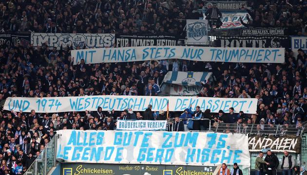 Die Osttribüne von Hansa Rostock 