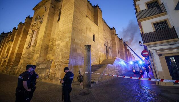 Brand in Kathedrale von Cordoba