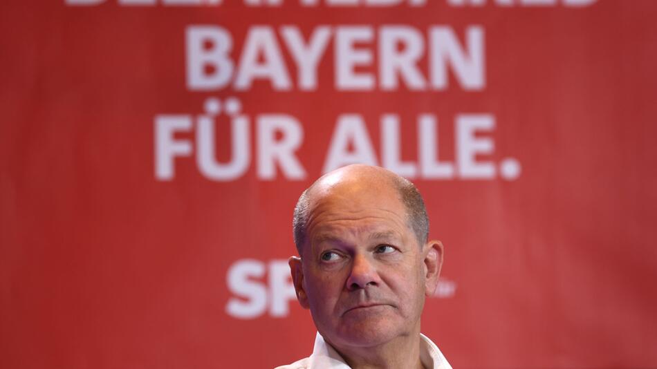 SPD-Wahlkampfveranstaltung mit Bundeskanzler Scholz