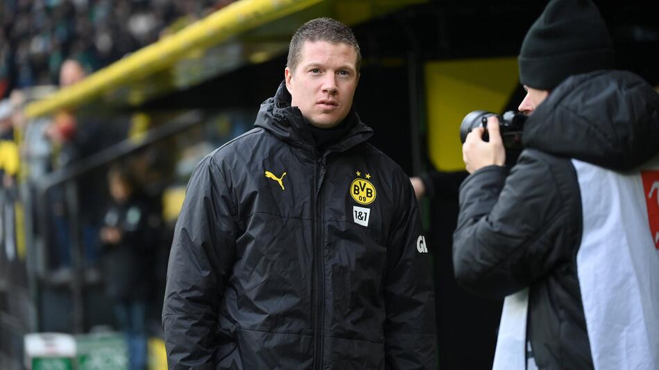 Mike Tullberg beim Bundesligaspiel des BVB gegen Werder Bremen (2:2).