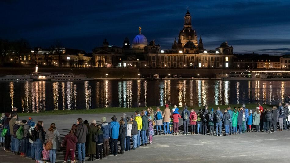 Gedenken an die Zerstörung von Dresden am 13. Februar 1945