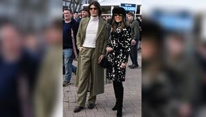 Elizabeth Hurley und Sohn Damian in Cheltenham.