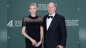 Charlène und Albert von Monaco bei ihrem gemeinsamen Auftritt.