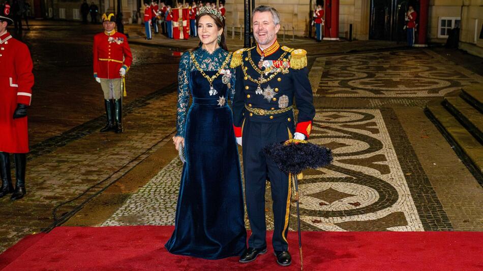 König Frederik und Königin Mary konnten den Empfang sichtlich genießen.