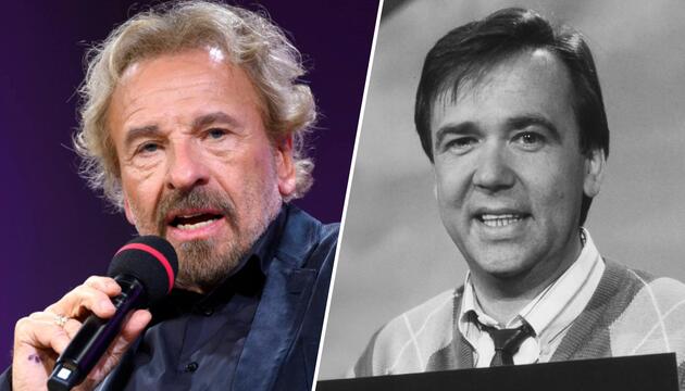 Thomas Gottschalk und Frank Laufenberg (r.) verband der Hit "Rapper's Deutsch".