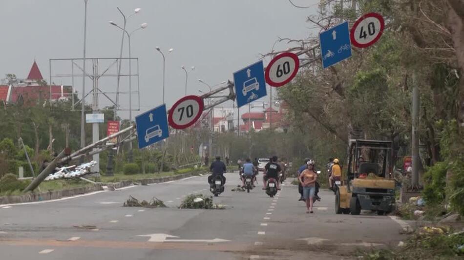 Dutzende Tote und Hunderte Verletzte durch Taifun Yagi in Vietnam