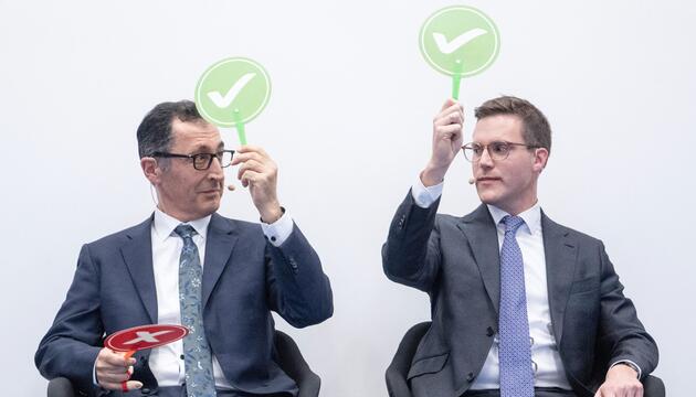 Cem Özdemir und Manuel Hagel