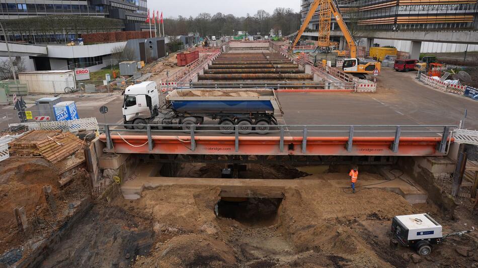 Baustelle U5 der Hamburger Hochbahn